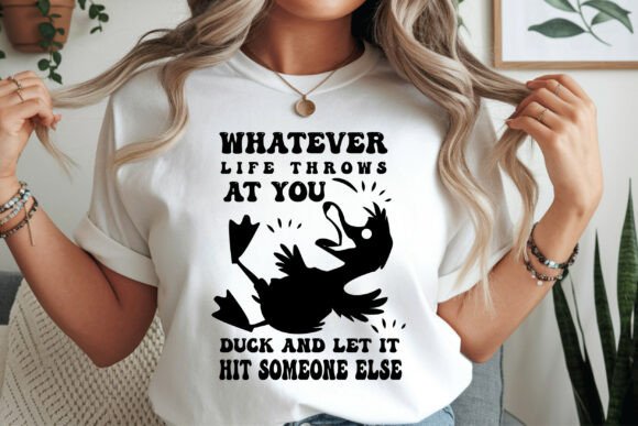 Funny Duck Saying Graphics for Crafts