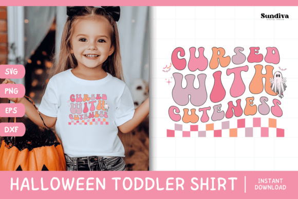 Funny Halloween Toddler Shirt SVG 10 V2: Graphics for Crafts