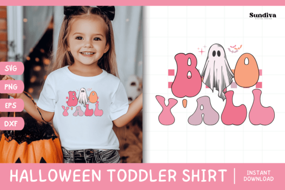 Funny Halloween Toddler Shirt SVG 13 V2: Graphics for Crafts & Content