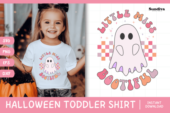 Funny Halloween Toddler Shirt SVG 4 V2: Graphics for Crafts & Local Branding