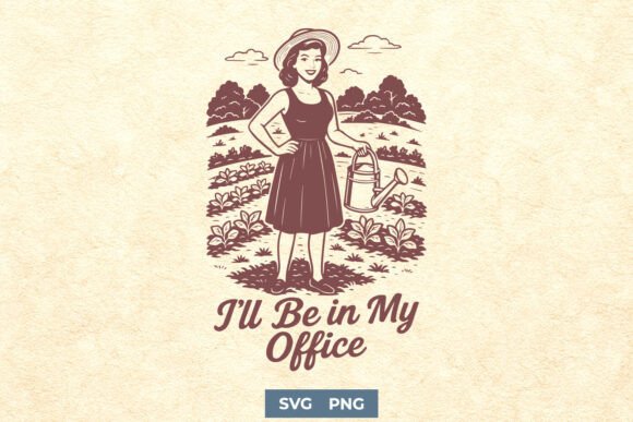 Gardening SVG PNG I’ll Be in My Office