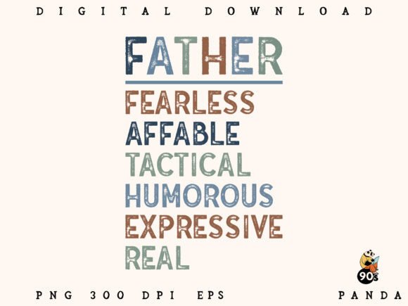 Kind Supportive Father Tee Graphics for Crafts